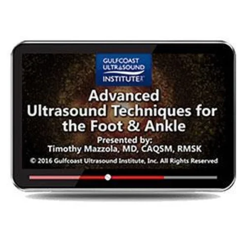 gulfcoast advanced ultrasound techniques for the foot and ankle videospdfs medical video courses 607385 360x 1 1 600x600 1