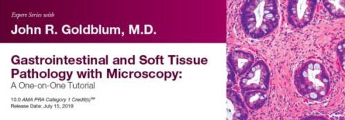 docmeded 2019 expert series with john r goldblum m d gastrointestinal and soft tissue pathology with microscopy a one on one tutorial 600x209 1