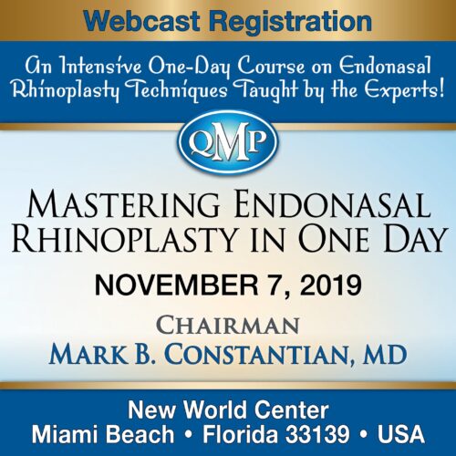 live webcast for mastering endonasal rhinoplastyo