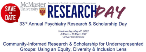 mcmaster university 33rd annual psychiatry research scholarship day 2022 600x214 1