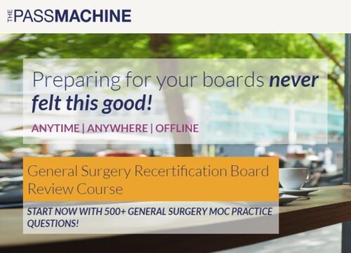 the pass machine general surgery recertification board review course videospdfs medical video courses